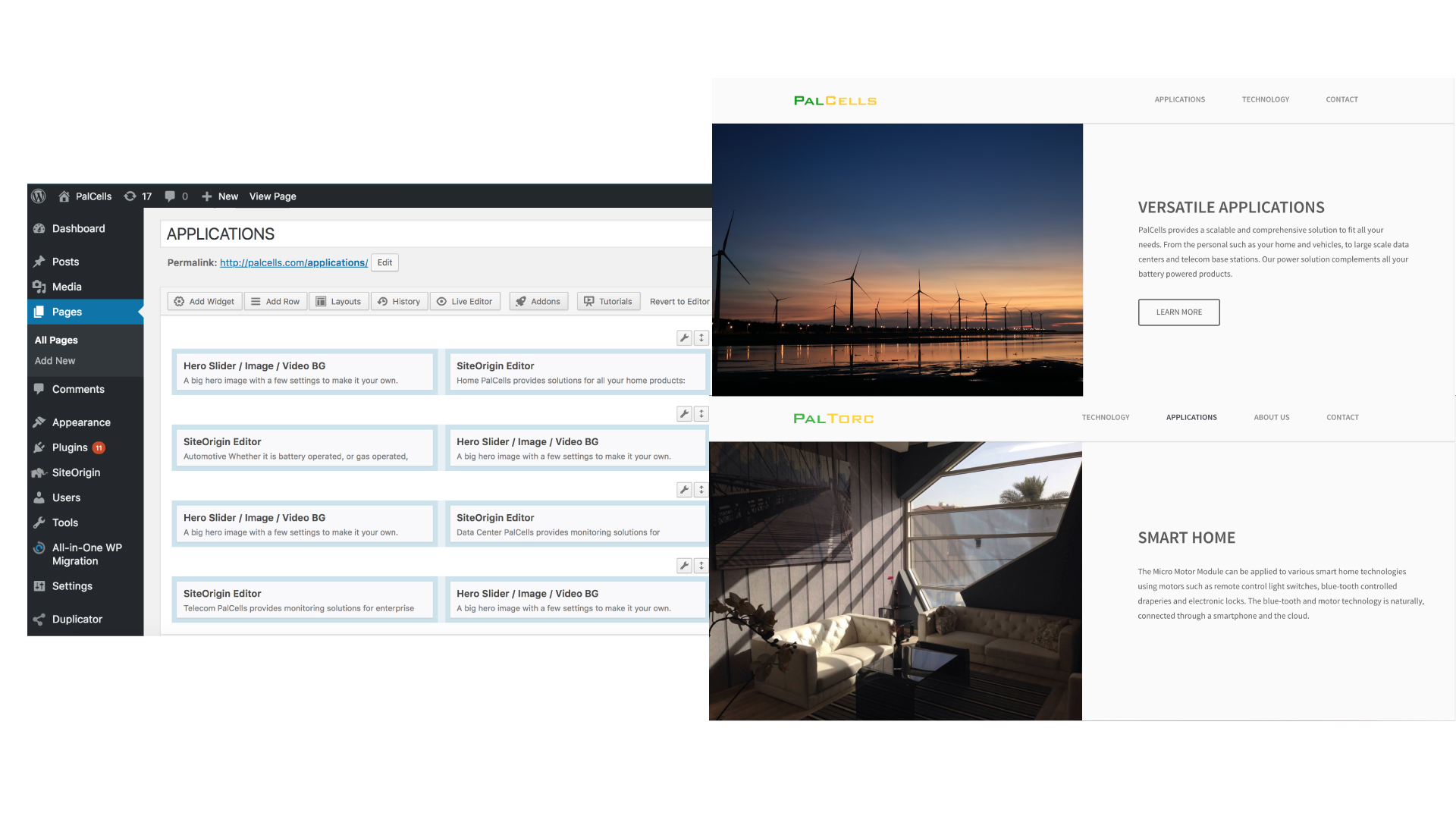 website