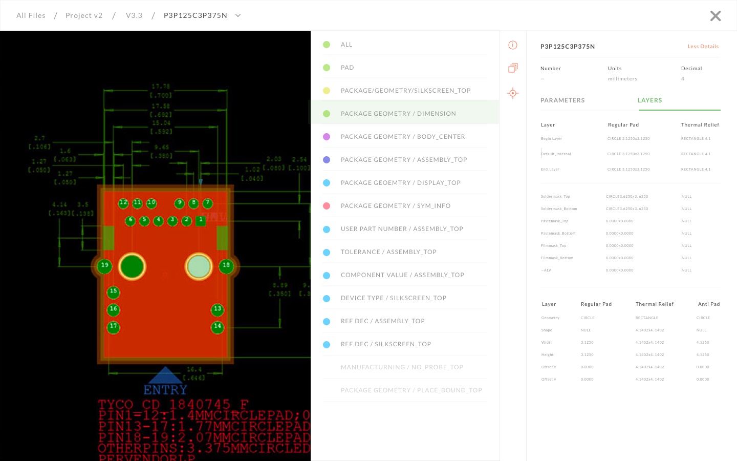 Footprint Info – Layers – 2
